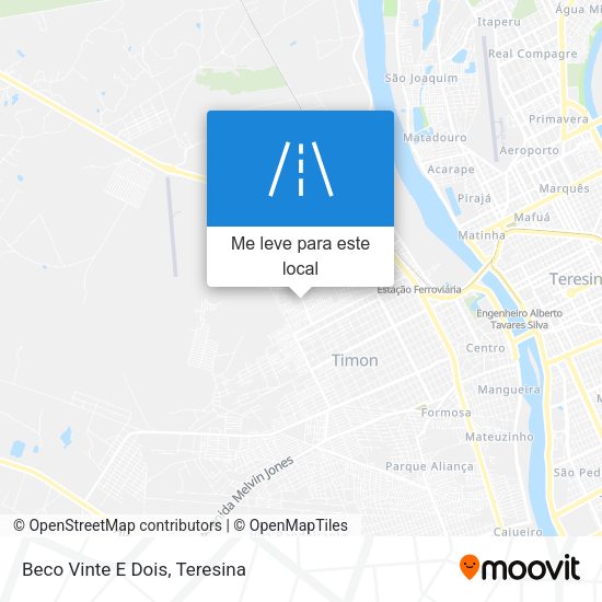 Beco Vinte E Dois mapa