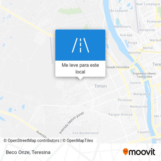 Beco Onze mapa