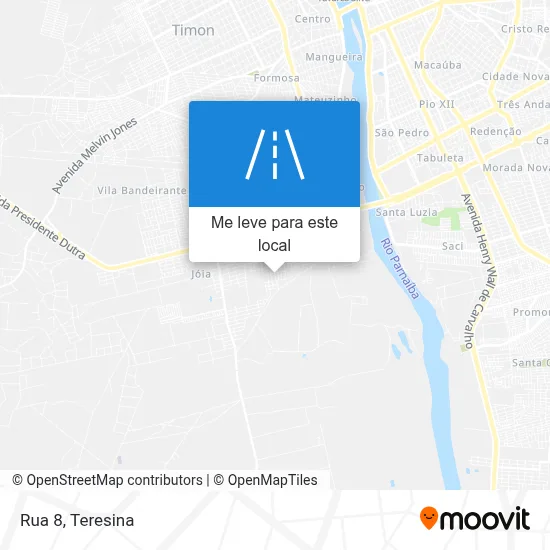 Rua 8 mapa