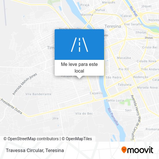 Travessa Circular mapa