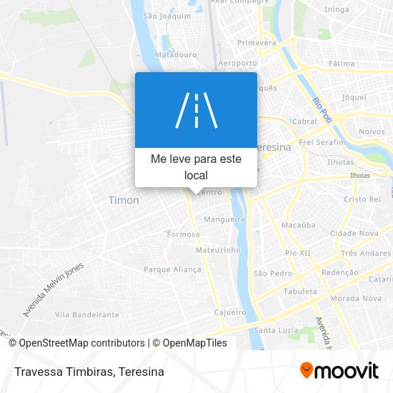 Travessa Timbiras mapa