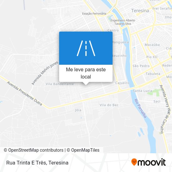Rua Trinta E Três mapa