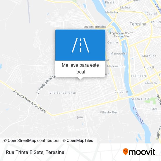 Rua Trinta E Sete mapa
