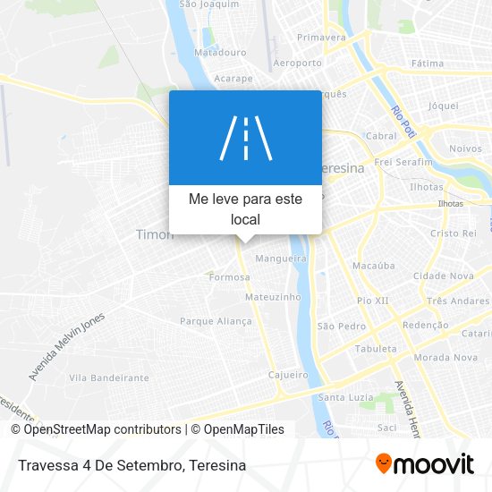 Travessa 4 De Setembro mapa