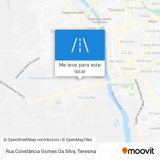 Rua Constância Gomes Da Silva mapa