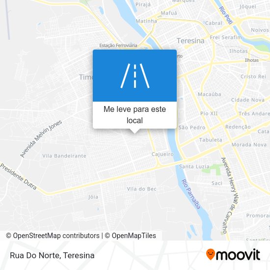 Rua Do Norte mapa