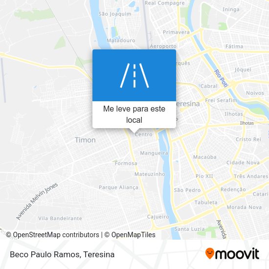Beco Paulo Ramos mapa