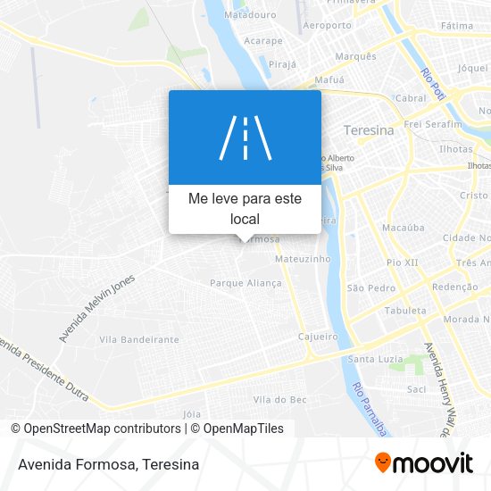 Avenida Formosa mapa