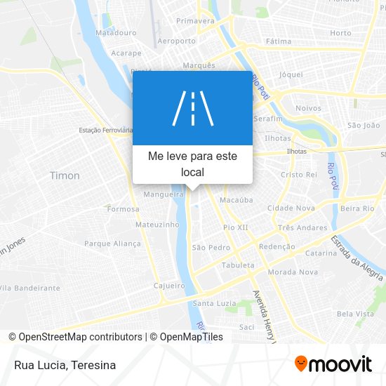 Rua Lucia mapa
