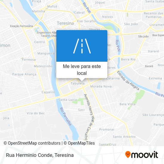 Rua Herminio Conde mapa