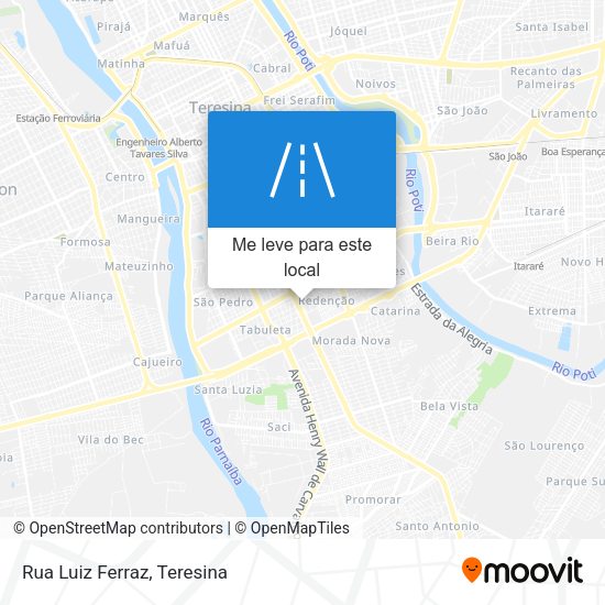 Rua Luiz Ferraz mapa