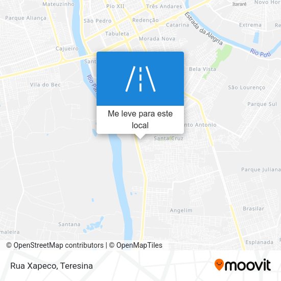 Rua Xapeco mapa