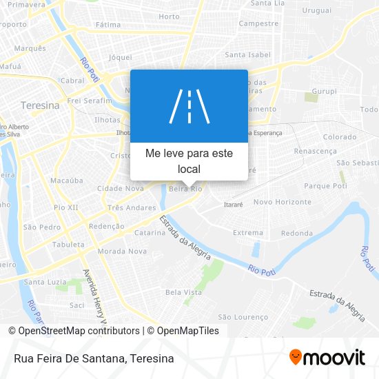 Rua Feira De Santana mapa