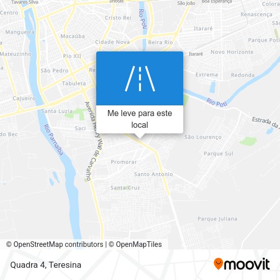 Quadra 4 mapa