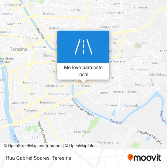 Rua Gabriel Soares mapa