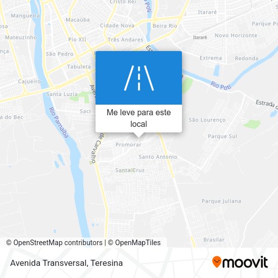 Avenida Transversal mapa