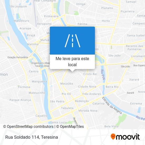 Rua Soldado 114 mapa