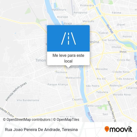 Rua Joao Pereira De Andrade mapa