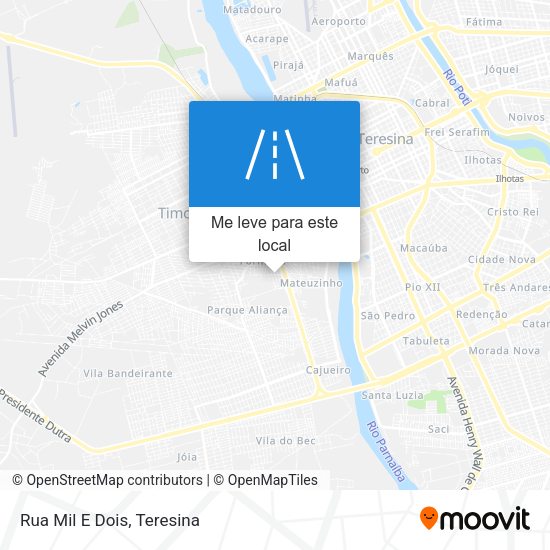 Rua Mil E Dois mapa