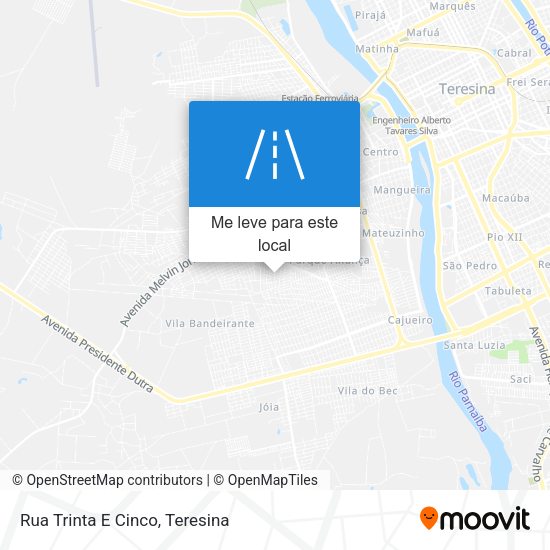 Rua Trinta E Cinco mapa