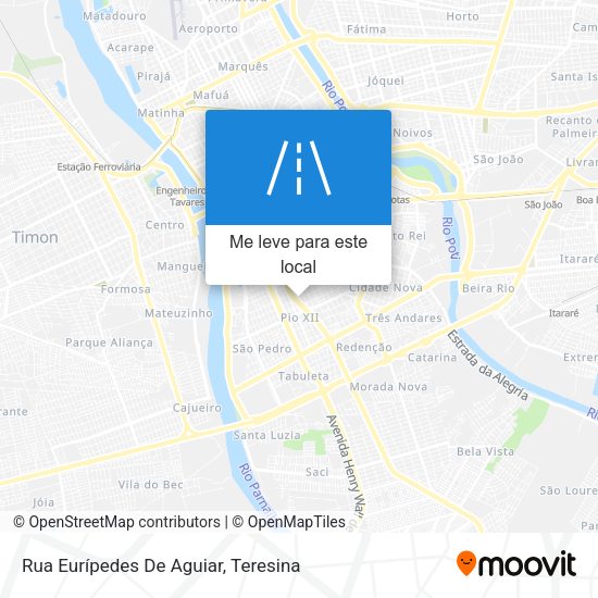 Rua Eurípedes De Aguiar mapa