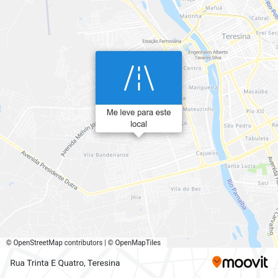Rua Trinta E Quatro mapa