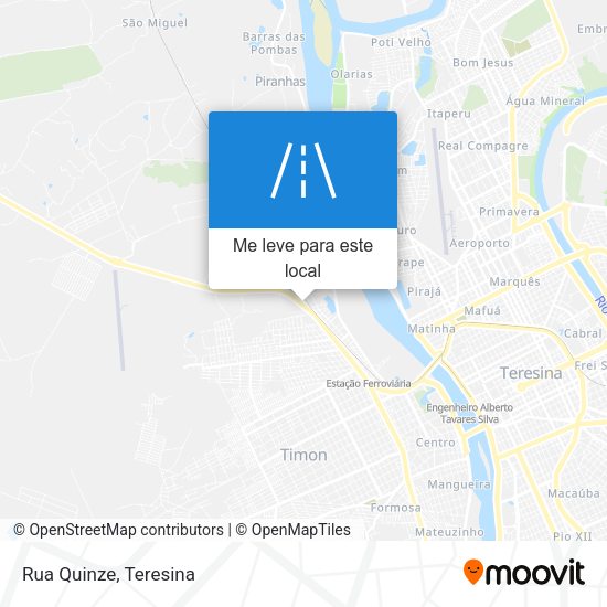 Rua Quinze mapa