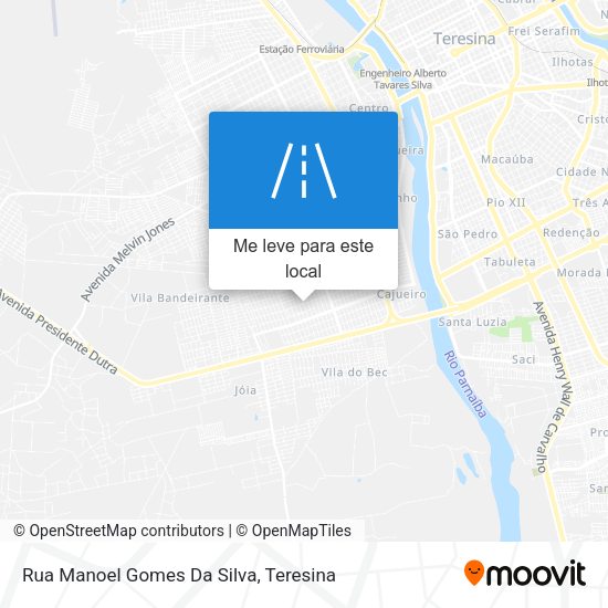 Rua Manoel Gomes Da Silva mapa