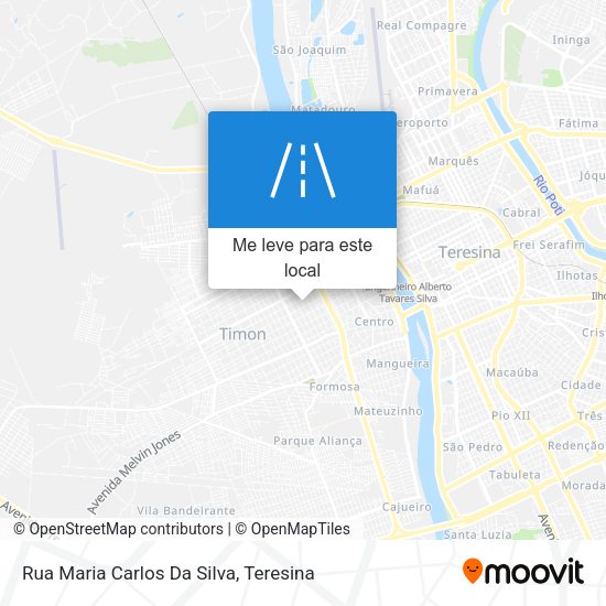 Rua Maria Carlos Da Silva mapa