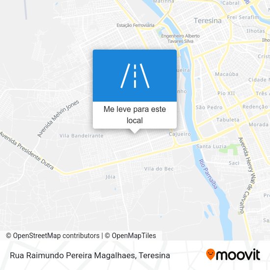 Rua Raimundo Pereira Magalhaes mapa