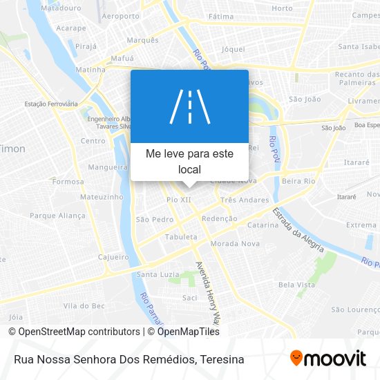Rua Nossa Senhora Dos Remédios mapa