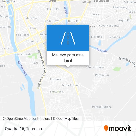 Quadra 15 mapa