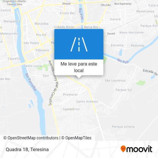Quadra 18 mapa