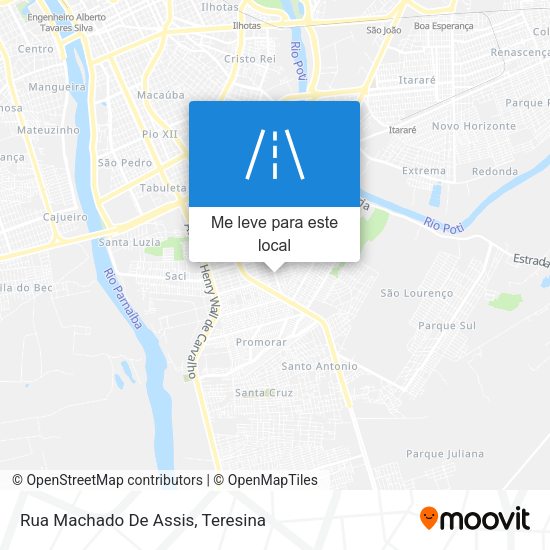 Rua Machado De Assis mapa