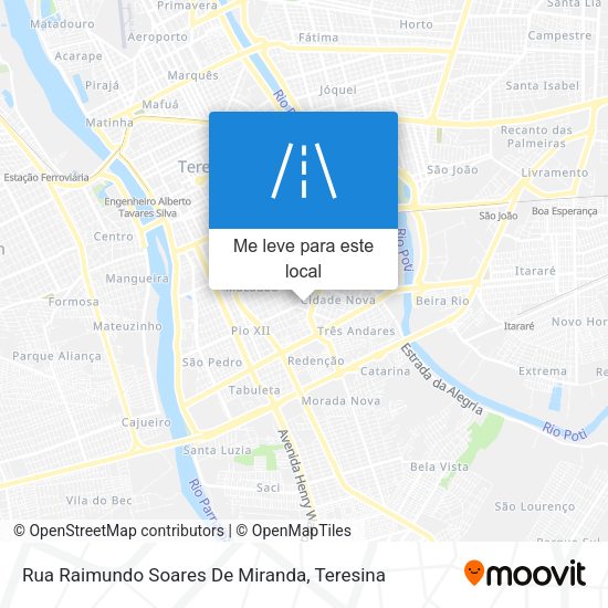 Rua Raimundo Soares De Miranda mapa