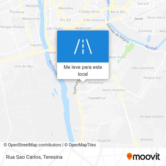 Rua Sao Carlos mapa