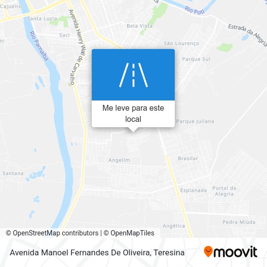 Avenida Manoel Fernandes De Oliveira mapa