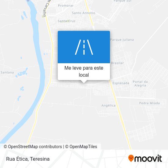 Rua Ética mapa