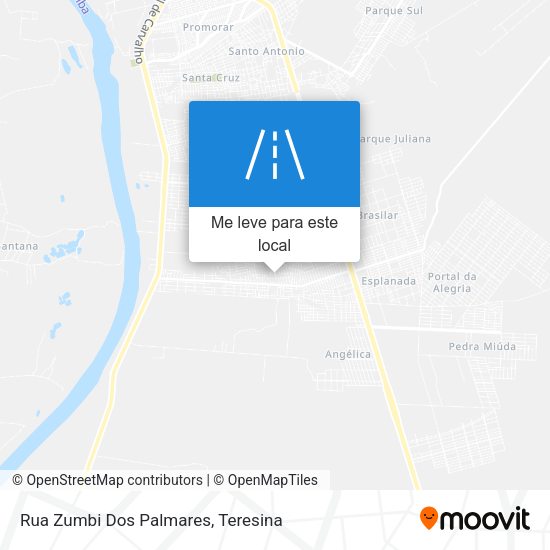 Rua Zumbi Dos Palmares mapa