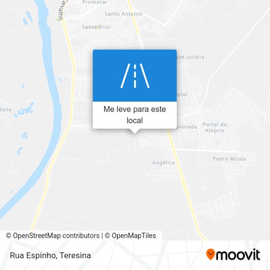 Rua Espinho mapa
