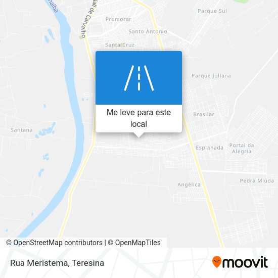 Rua Meristema mapa