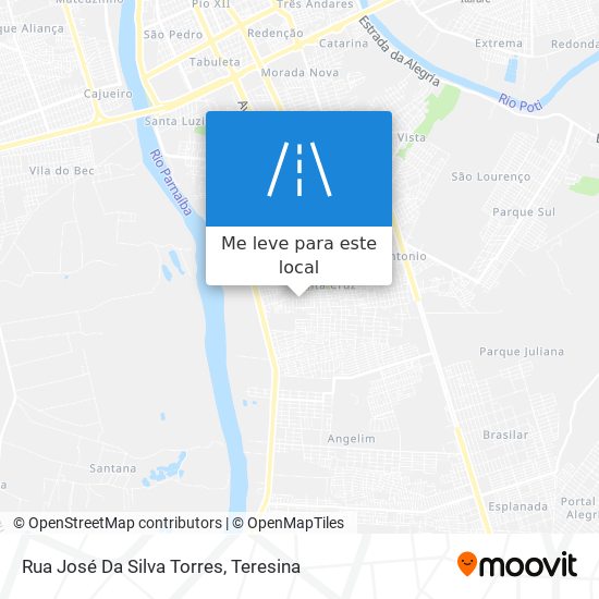 Rua José Da Silva Torres mapa