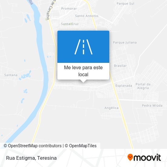 Rua Estigma mapa
