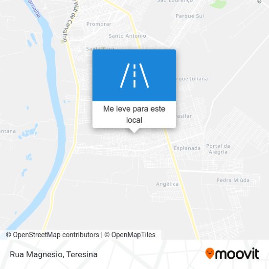 Rua Magnesio mapa