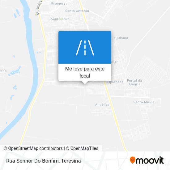Rua Senhor Do Bonfim mapa