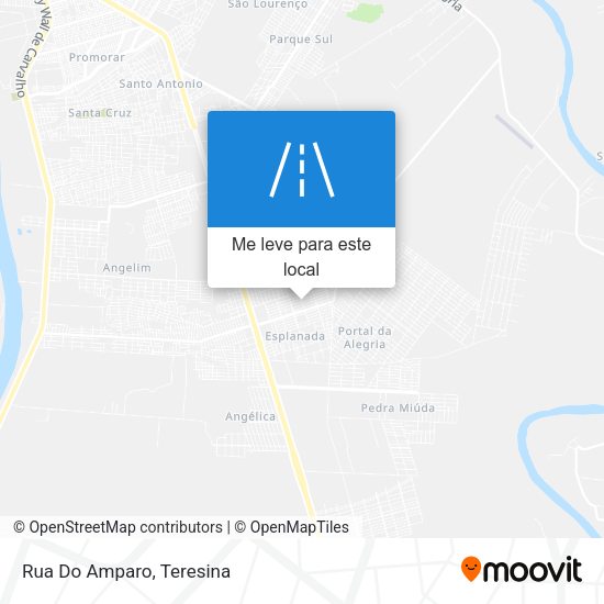 Rua Do Amparo mapa