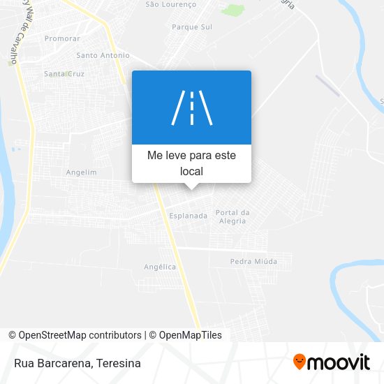 Rua Barcarena mapa