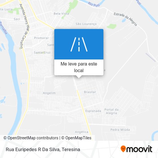 Rua Euripedes R Da Silva mapa