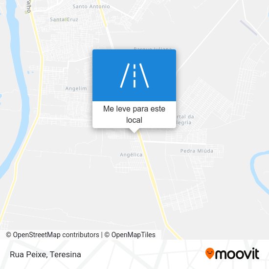 Rua Peixe mapa