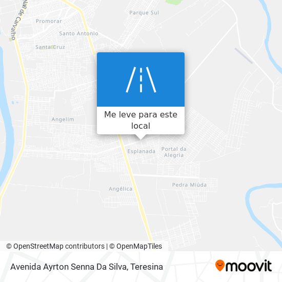 Avenida Ayrton Senna Da Silva mapa